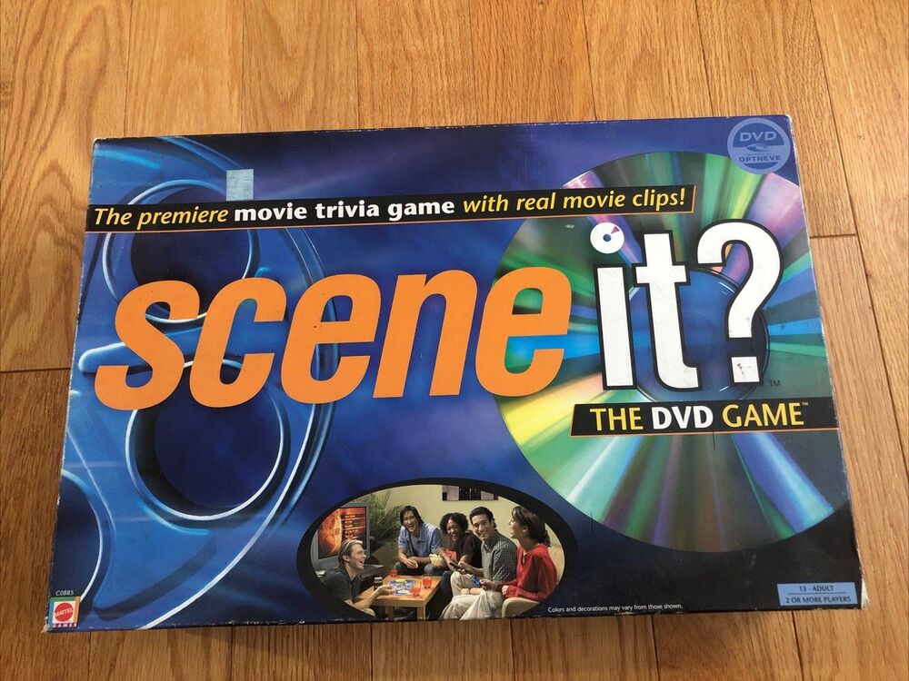Scene It Vintage 90’s Board Game The DVD, 2003 Game Movie Trivia